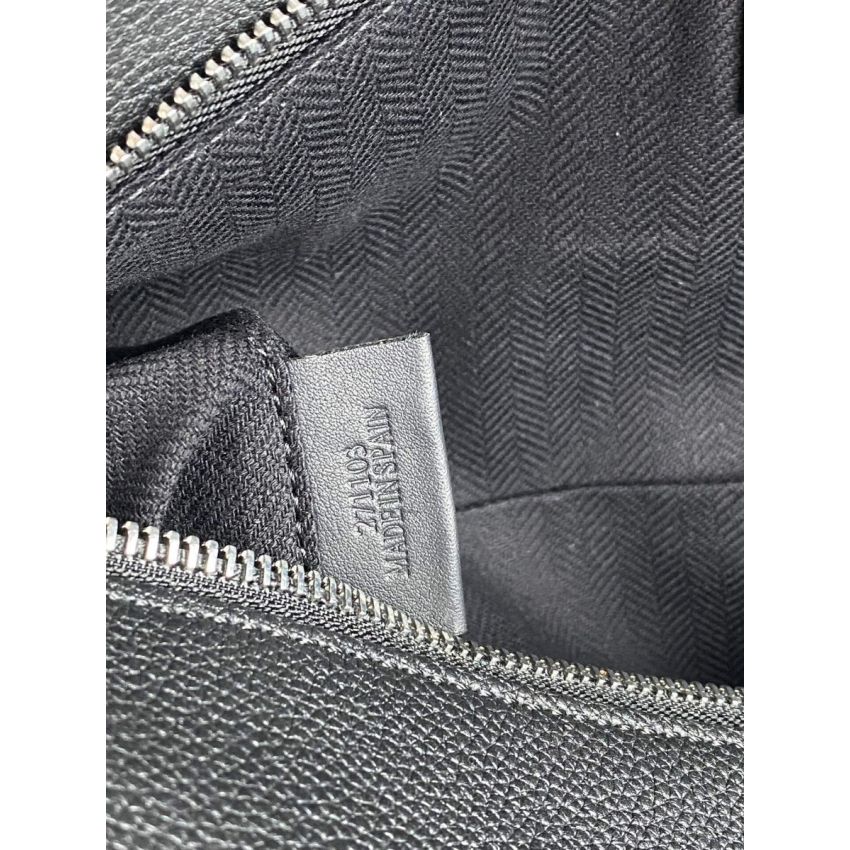 L0ew* Men's Large Puzzle bag in grained calfskin