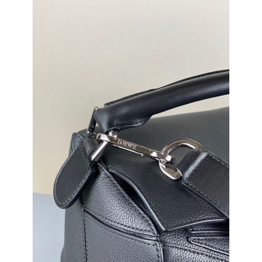 L0ew* Men's Large Puzzle bag in grained calfskin