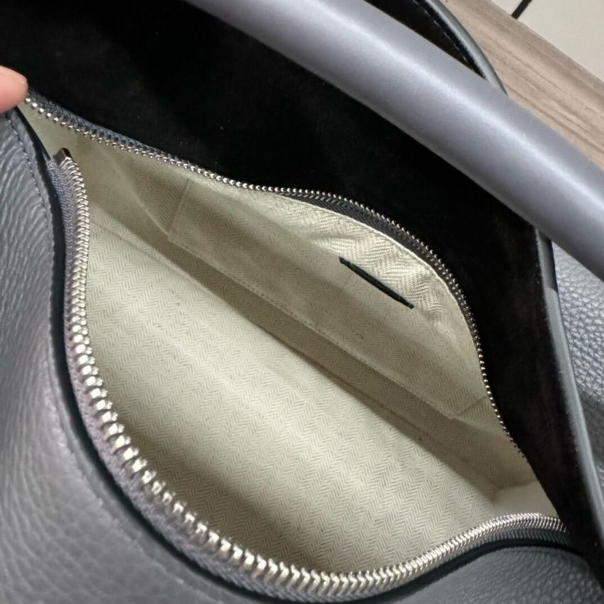 L0ew* Men's Large Puzzle bag in grained calfskin