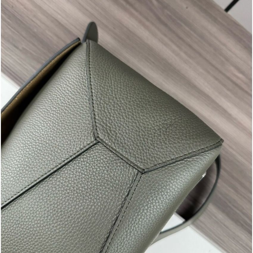 L0ew* men's Large Puzzle bag in grained calfskin