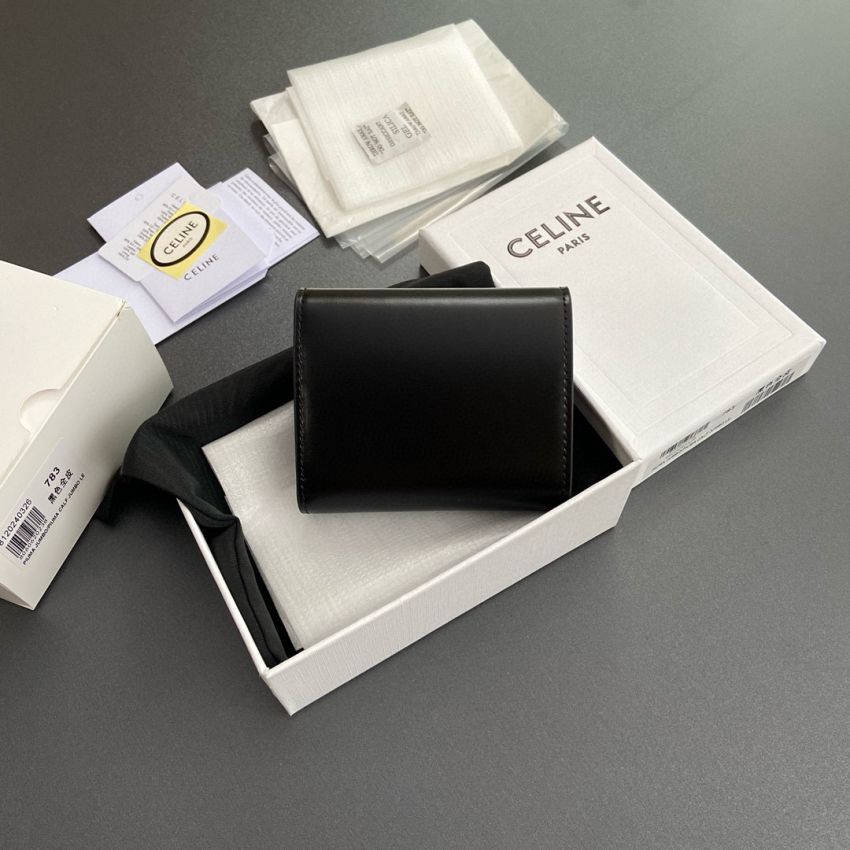 Ce1i*e Triomphe Small wallet-Black
