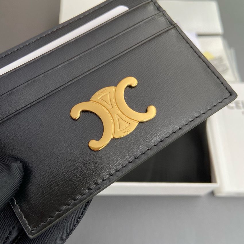 Ce1i*e Triomphe Card holder-Black