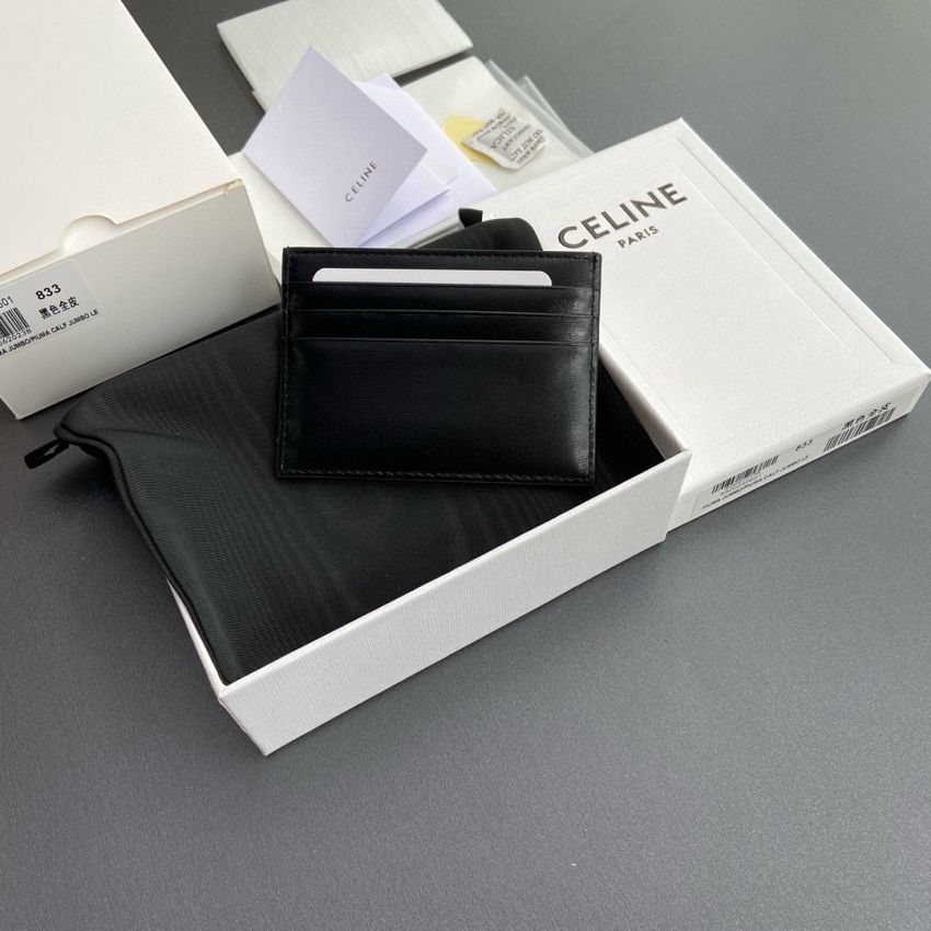 Ce1i*e Triomphe Card holder-Black