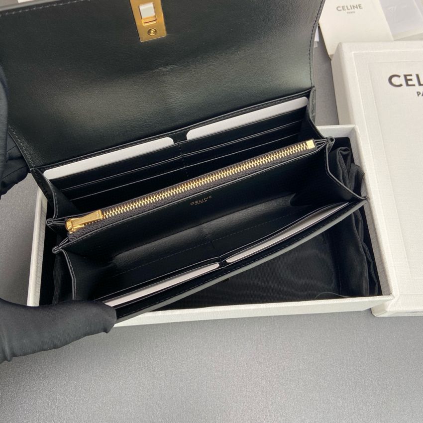 Ce1i*e  Long  wallet-Black