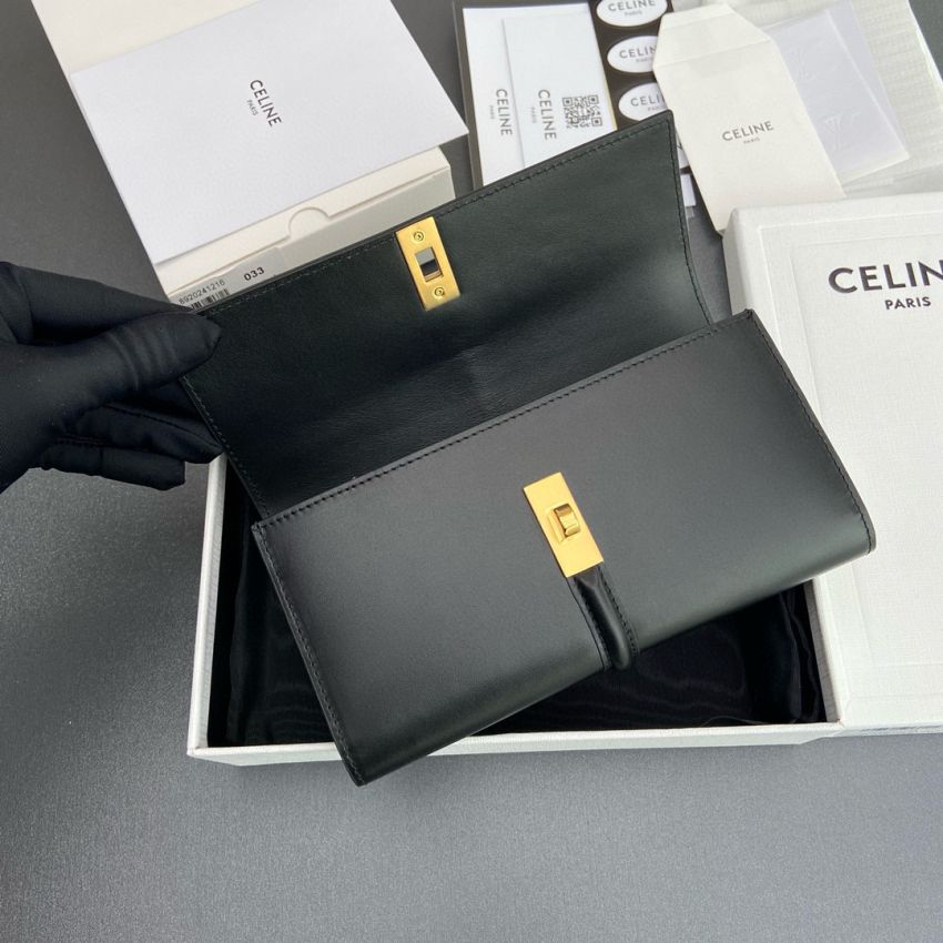 Ce1i*e  Long  wallet-Black