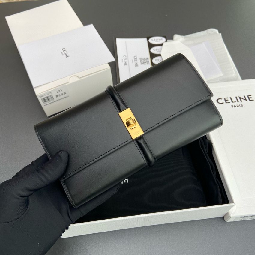 Ce1i*e  Long  wallet-Black