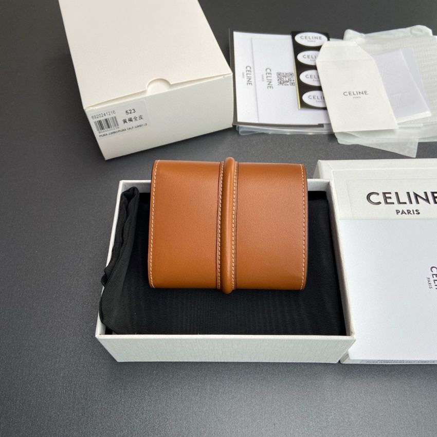 Ce1i*e Compact Wallet-Tan