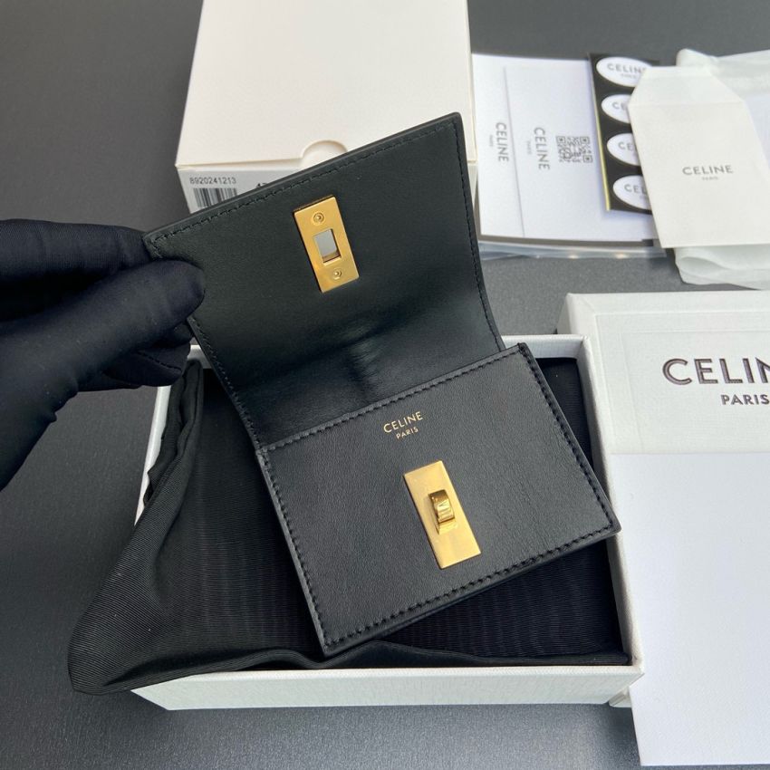 Ce1i*e Compact Wallet-Black