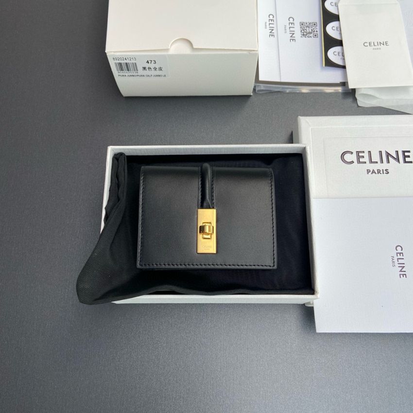 Ce1i*e Compact Wallet-Black