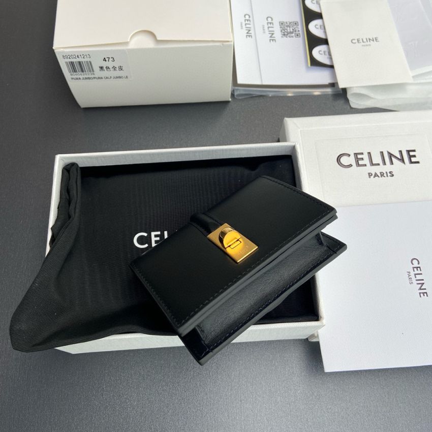 Ce1i*e Compact Wallet-Black