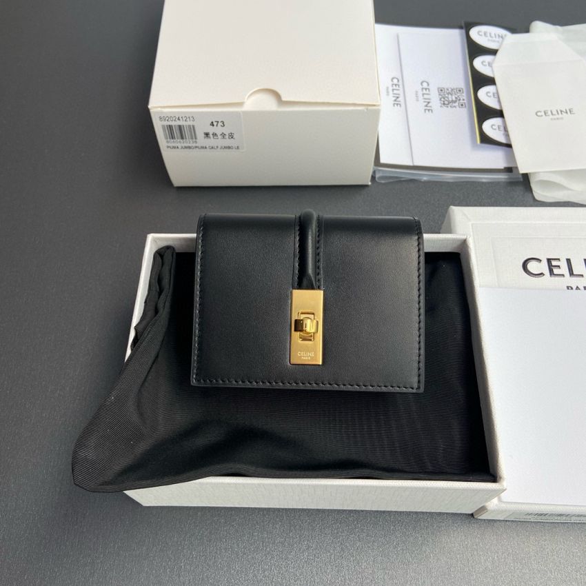 Ce1i*e Compact Wallet-Black