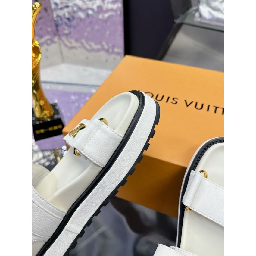 LV sunset Flat Comfort sandal Schuhe ,Size 35-41