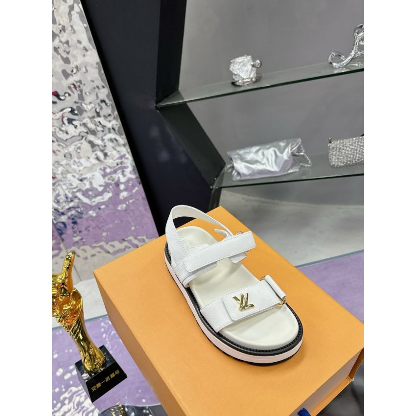 LV sunset Flat Comfort sandal Schuhe ,Size 35-41