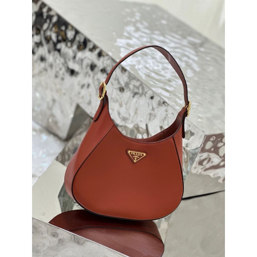 Pra*a Leather Shoulder Bag