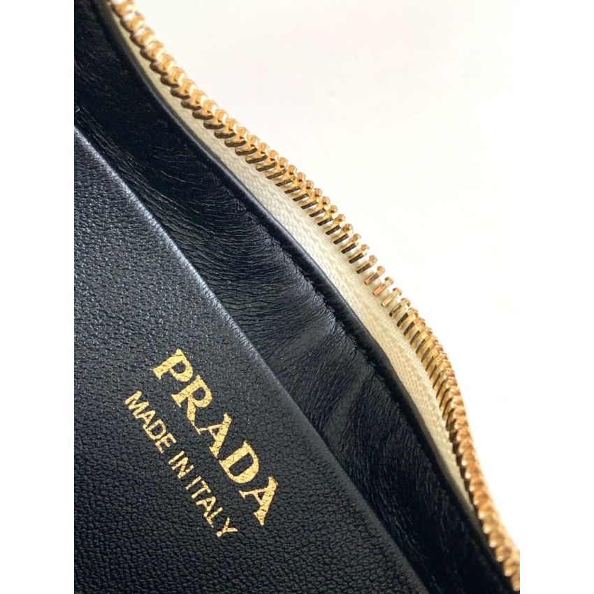 Pra*a Arqué leather mini shoulder bag
