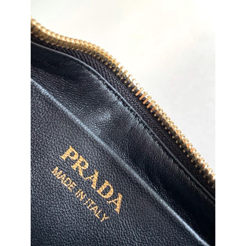 Pra*a Arqué leather mini shoulder bag