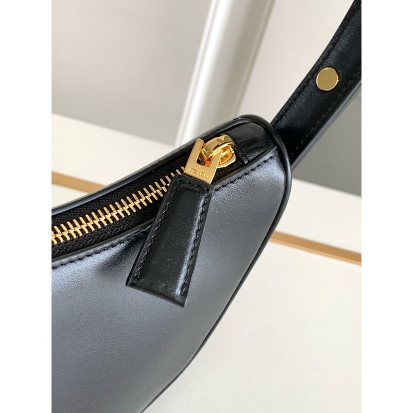 Pra*a Arqué leather mini shoulder bag