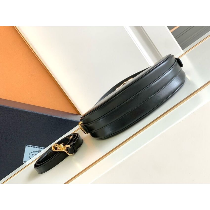 Pra*a Arqué leather mini shoulder bag