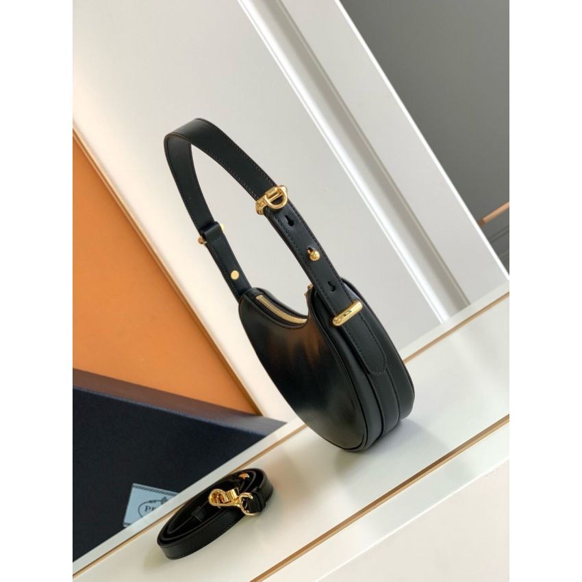 Pra*a Arqué leather mini shoulder bag