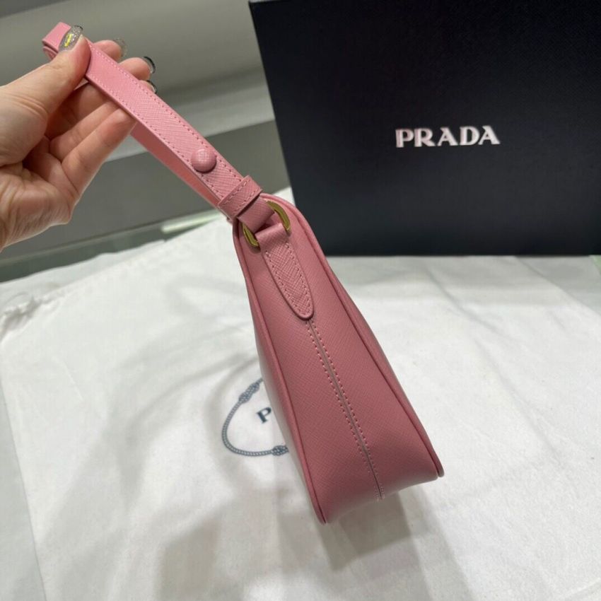 Pra*a Re-Edition Saffiano leather mini bag