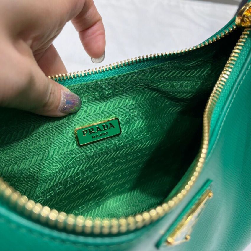 Pra*a Re-Edition Saffiano leather mini bag