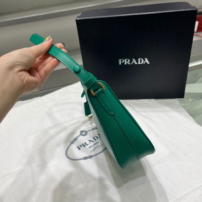 Pra*a Re-Edition Saffiano leather mini bag