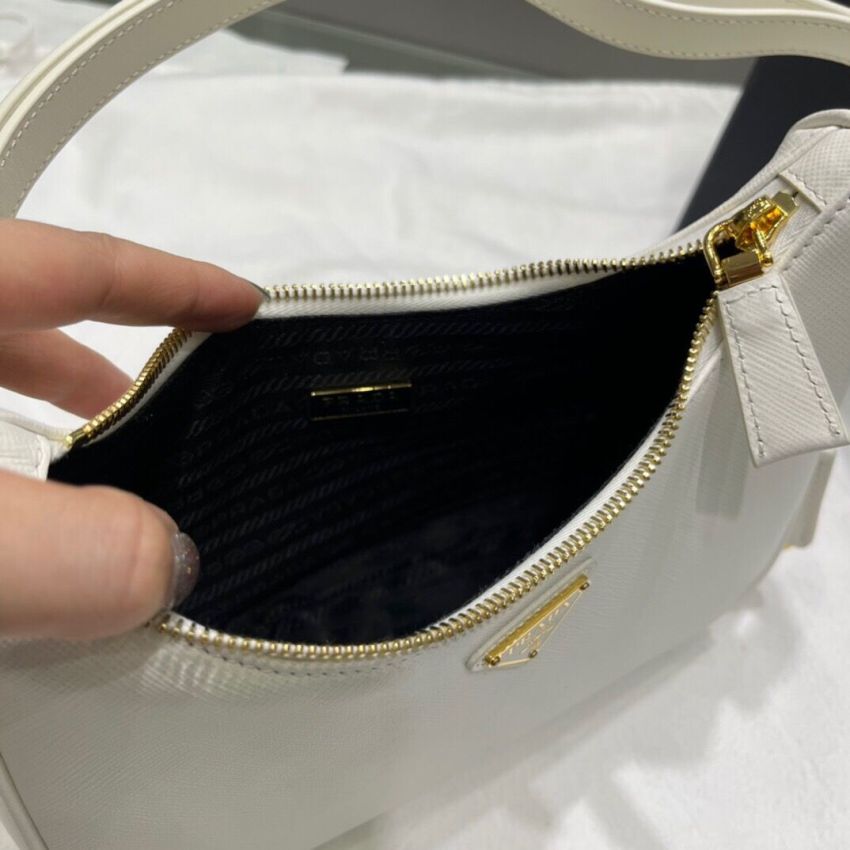 Pra*a Re-Edition Saffiano leather mini bag