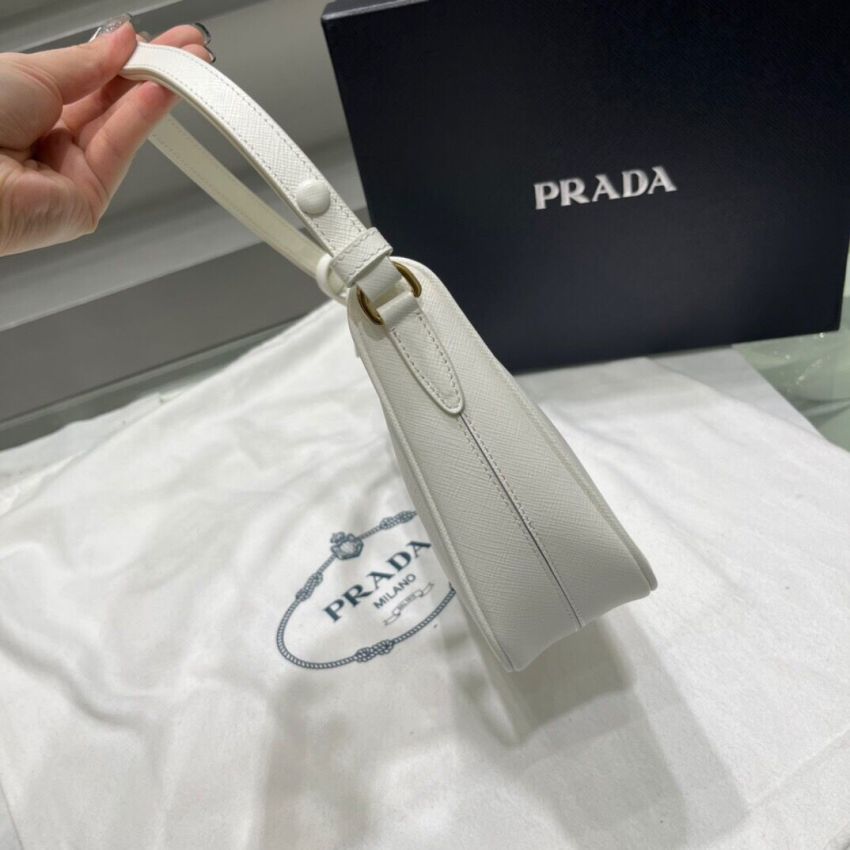 Pra*a Re-Edition Saffiano leather mini bag