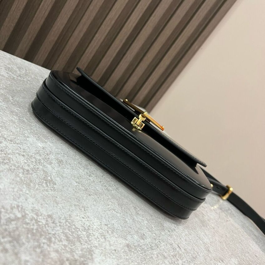 Pra*a Small Leather Shoulder Bag