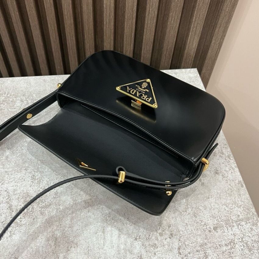 Pra*a Small Leather Shoulder Bag