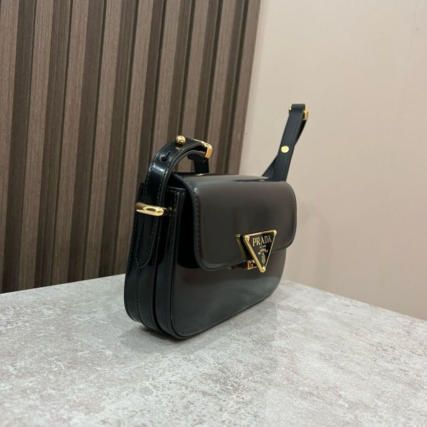 Pra*a Small Leather Shoulder Bag