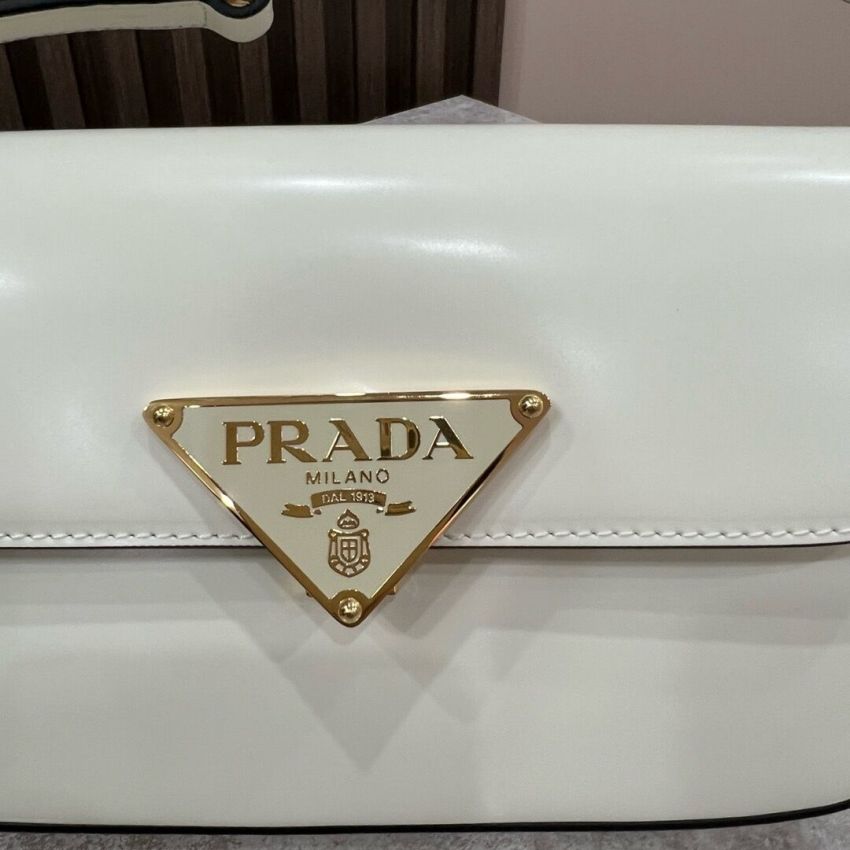 Pra*a Small Leather Shoulder Bag