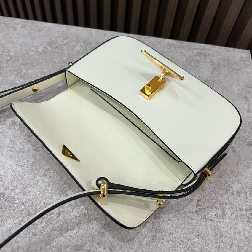 Pra*a Small Leather Shoulder Bag