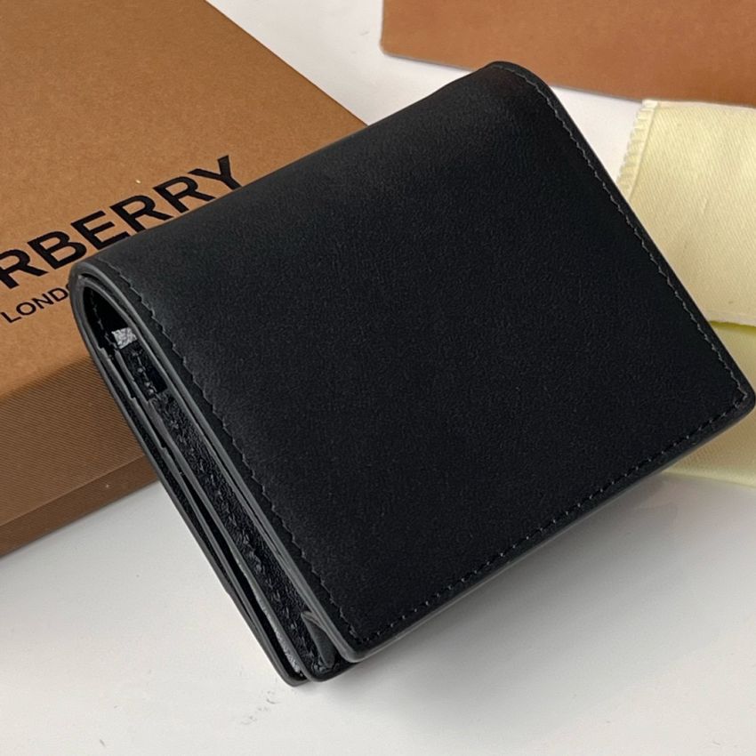Bv*b*rry  Small Check Folding Wallet