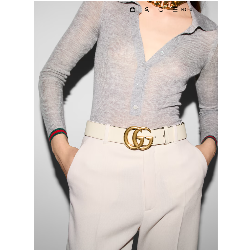 Gvc*1 38mm Leather belt