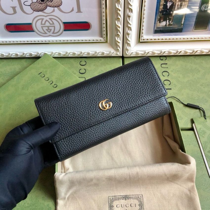 Gvc*1 GG Marmont Long Wallet