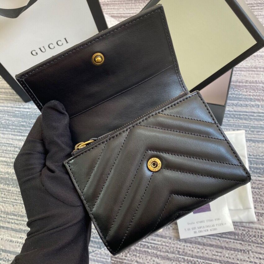 Gvc*1 Marmont GG Compact Wallet