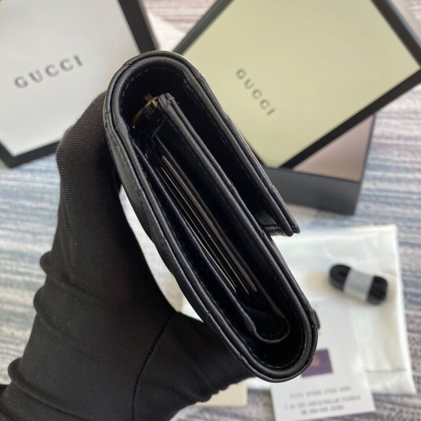 Gvc*1 Marmont GG Compact Wallet