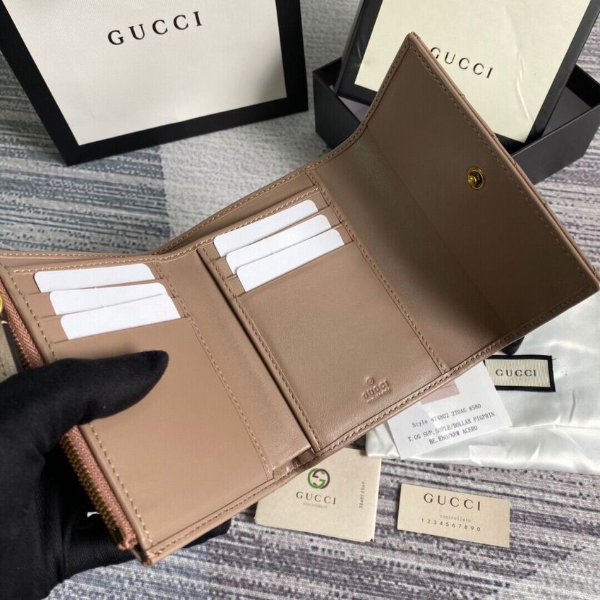 Gvc*1 Marmont GG Compact Wallet