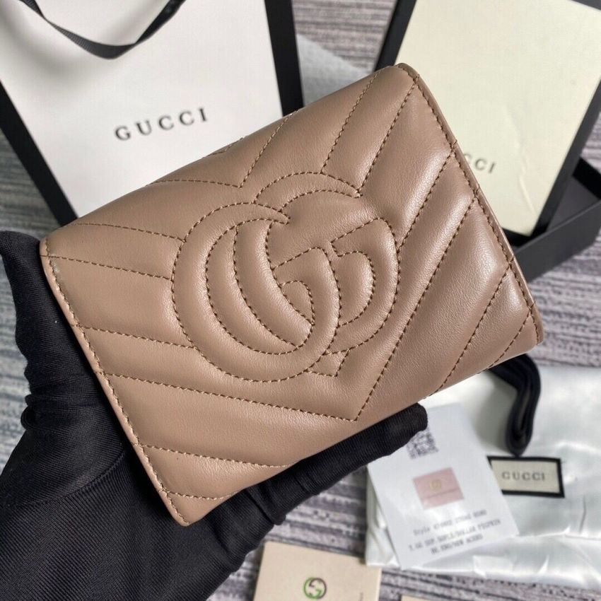 Gvc*1 Marmont GG Compact Wallet