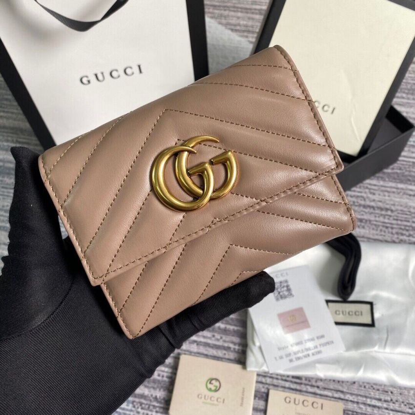 Gvc*1 Marmont GG Compact Wallet