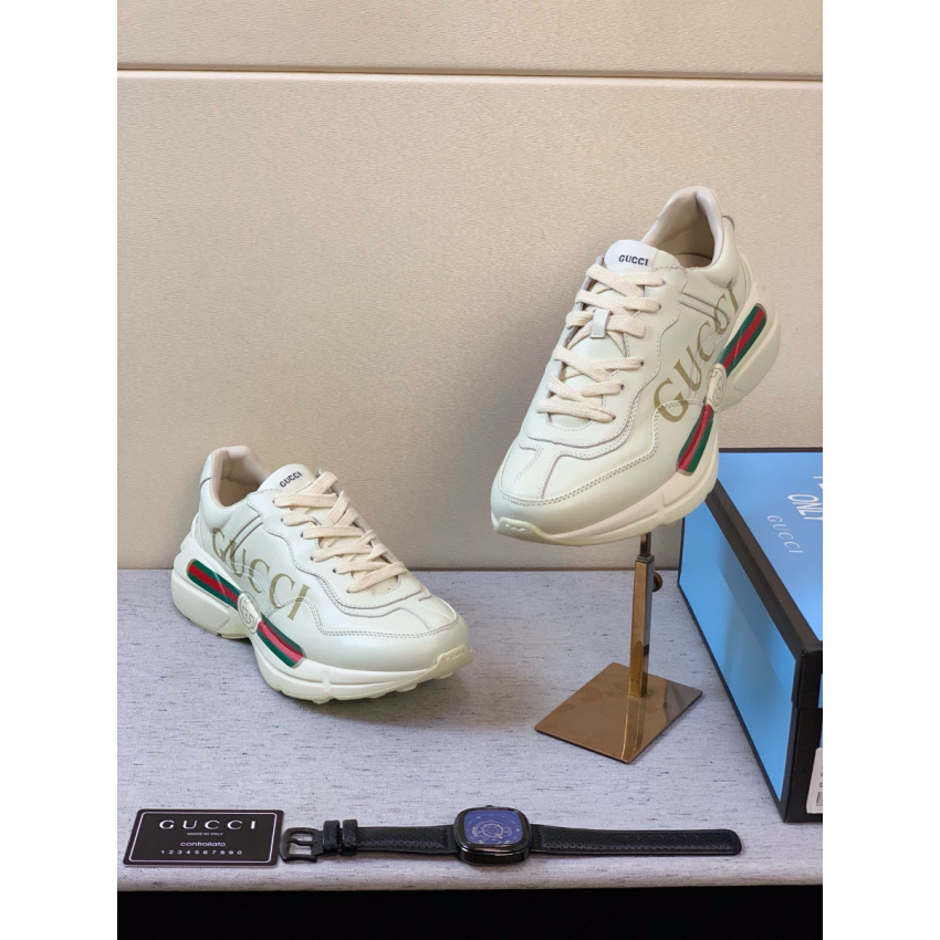 Women and Men's Rhyton trainer with Gvc*1 logo