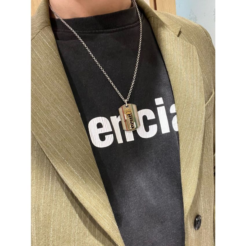 Gvc*1 Tag Necklace