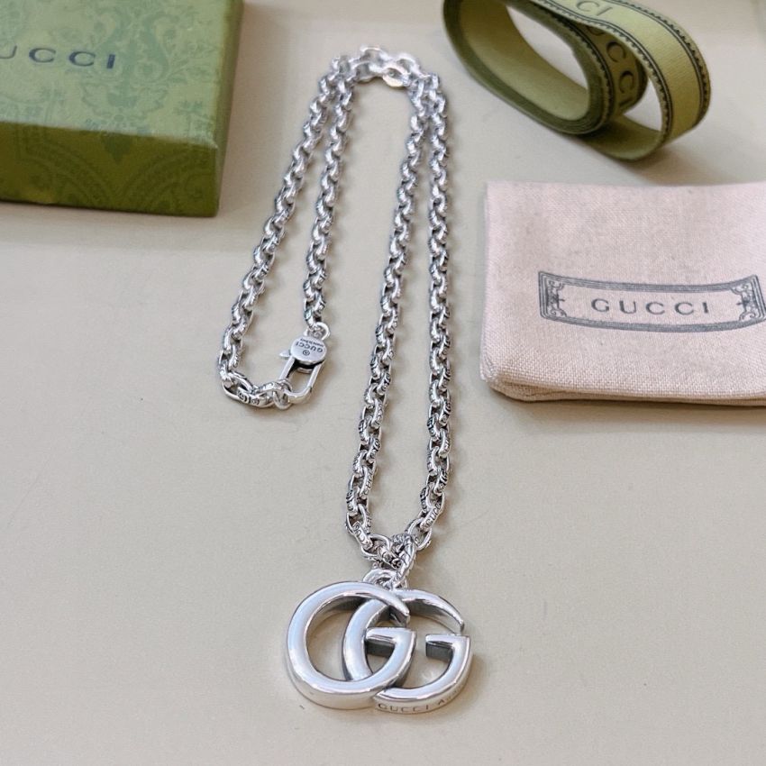 Gvc*1 Silver Necklace