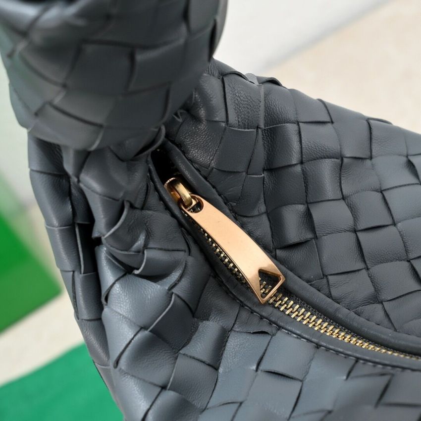 B0tt*ga Ven*ta Medium Jodie Shoudler Bag-Grey