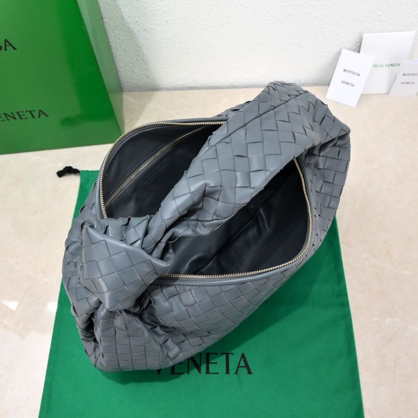 B0tt*ga Ven*ta Medium Jodie Shoudler Bag-Grey