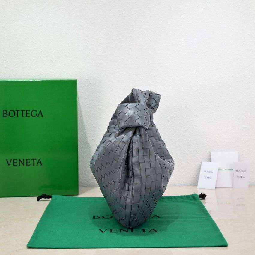 B0tt*ga Ven*ta Medium Jodie Shoudler Bag-Grey