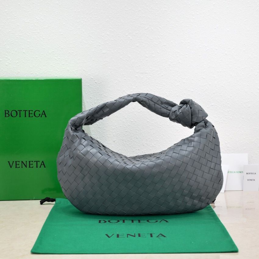 B0tt*ga Ven*ta Medium Jodie Shoudler Bag-Grey