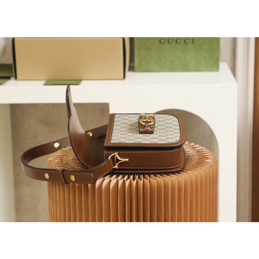Gvc*1 Horsebit 1955 GG Small Shoulder Bag