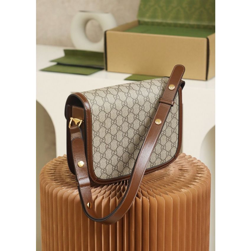 Gvc*1 Horsebit 1955 GG Small Shoulder Bag